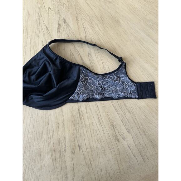 Bali Womens Bra 36DD Black Lace Comfort Indulgence Back Smoothing Style Sexy - Picture 5 of 6